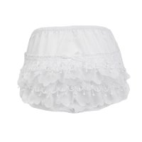 FP26-W: White Frilly Pant (0-18 Months)